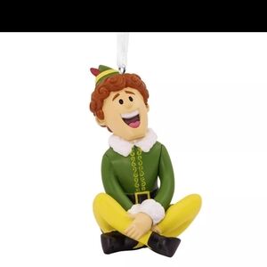 Buddy The Elf Singing Will Ferrell Hallmark Christmas Tree Ornament